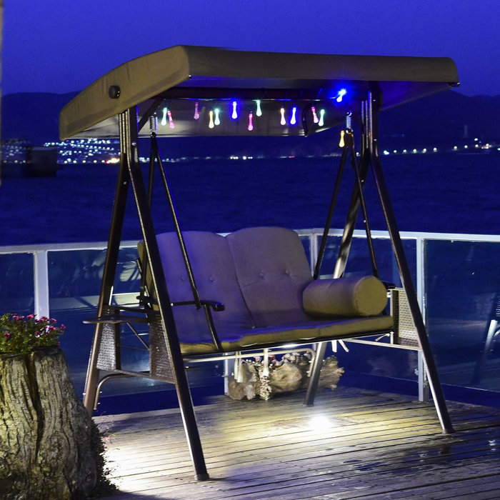 Red Barrel Studio® Brentley Porch Swing with Canopy & Reviews Wayfair